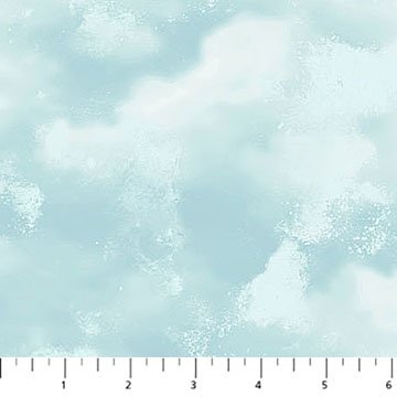 Highland Home - Clouds - Light Blue