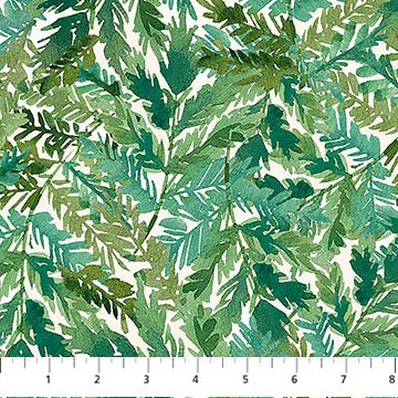 Luscious - Ferns - Cream Multi