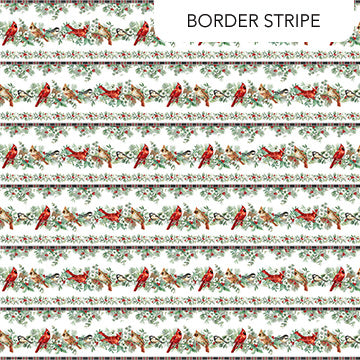 Home for Christmas - Border Stripe