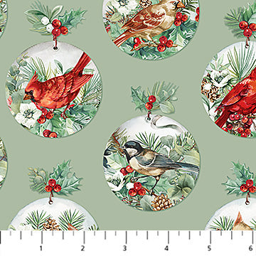 Home for Christmas - Baubles - Green