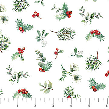 Home for Christmas - Greenery Toss - White