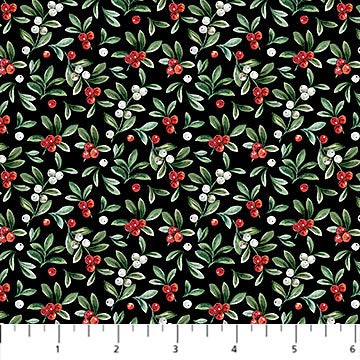 Home for Christmas - Mistletoe - Black