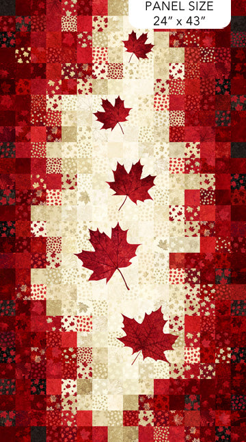 Stonehenge Oh Canada 14 - Patchwork Panel