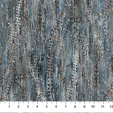 Poppy Meadow - Meadow Texture - Dark Blue