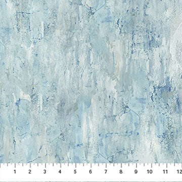 Poppy Meadow - Wash Texture - Blue