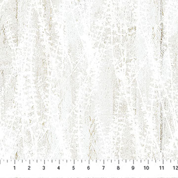 Poppy Meadow - Woodgrain - White