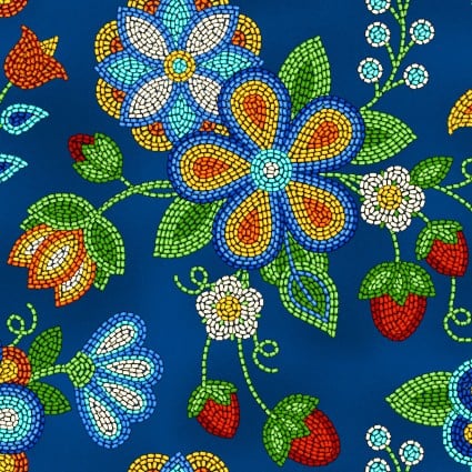 Tucson - Beaded Strawberry - Royal