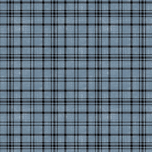Timberland Trails - Plaid Texture - Blue