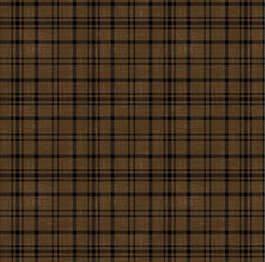 Timberland Trails - Plaid Texture - Brown