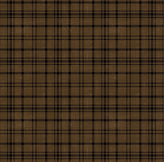 Timberland Trails - Plaid Texture - Brown