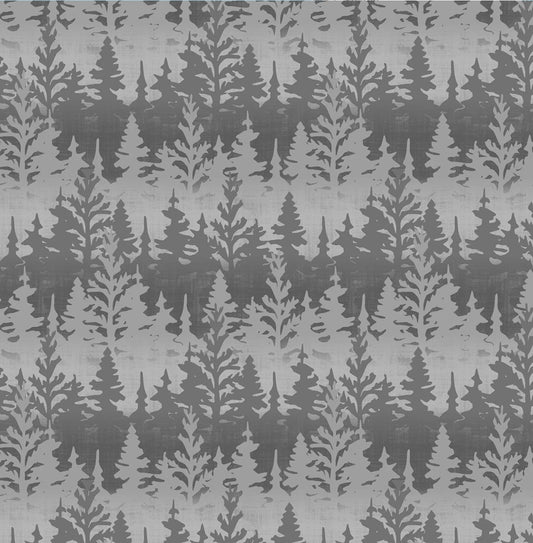 Timberland Trails - Trees All Over - Gray