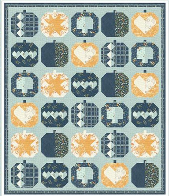 Pumpkin Parade Quilt Kit