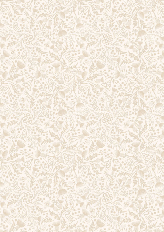A Celtic Summer - Celtic Thistle - Cream on Cream