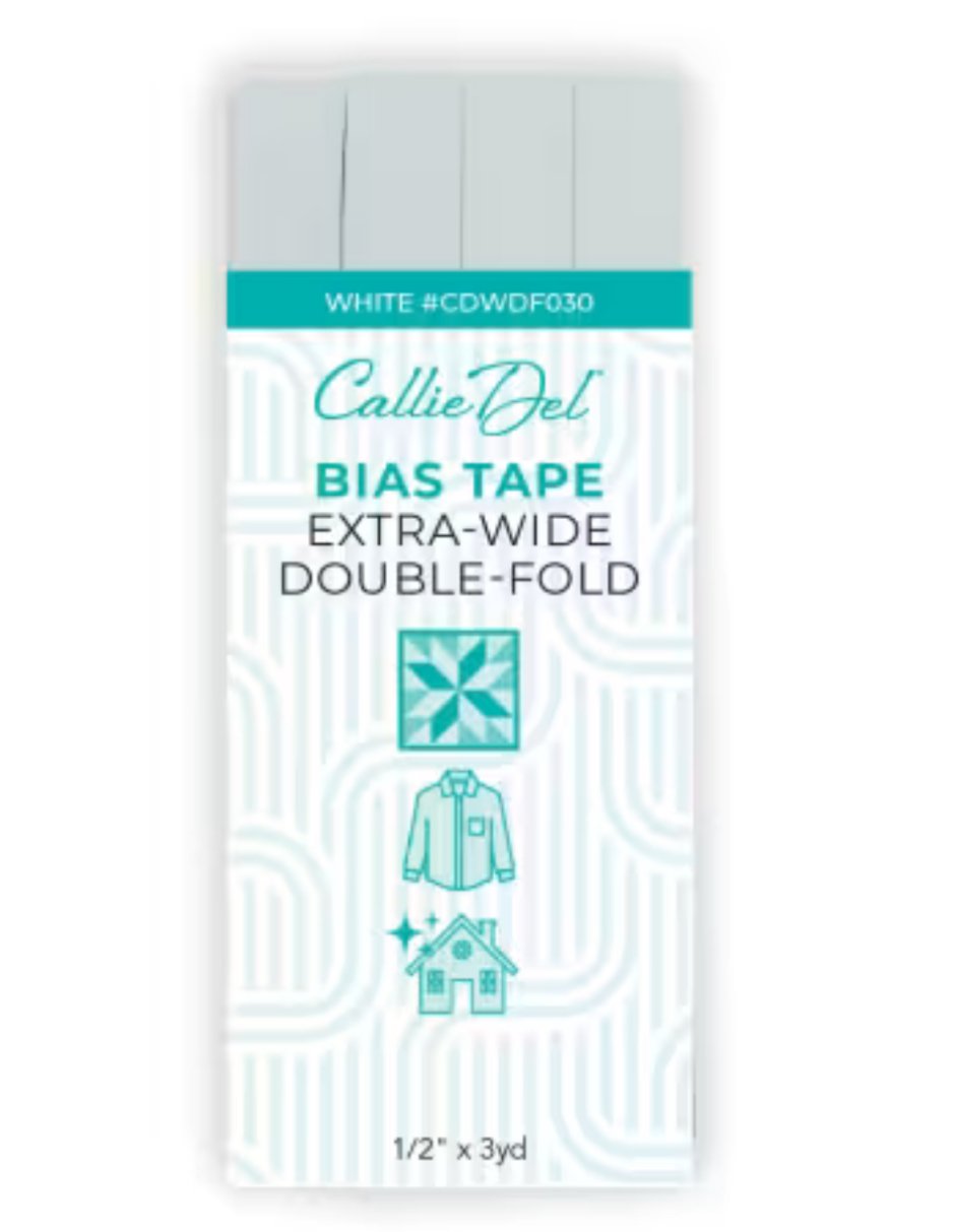 Callie Del Extra Wide Double Face Bias Tape - 1/2" X 3 yards
