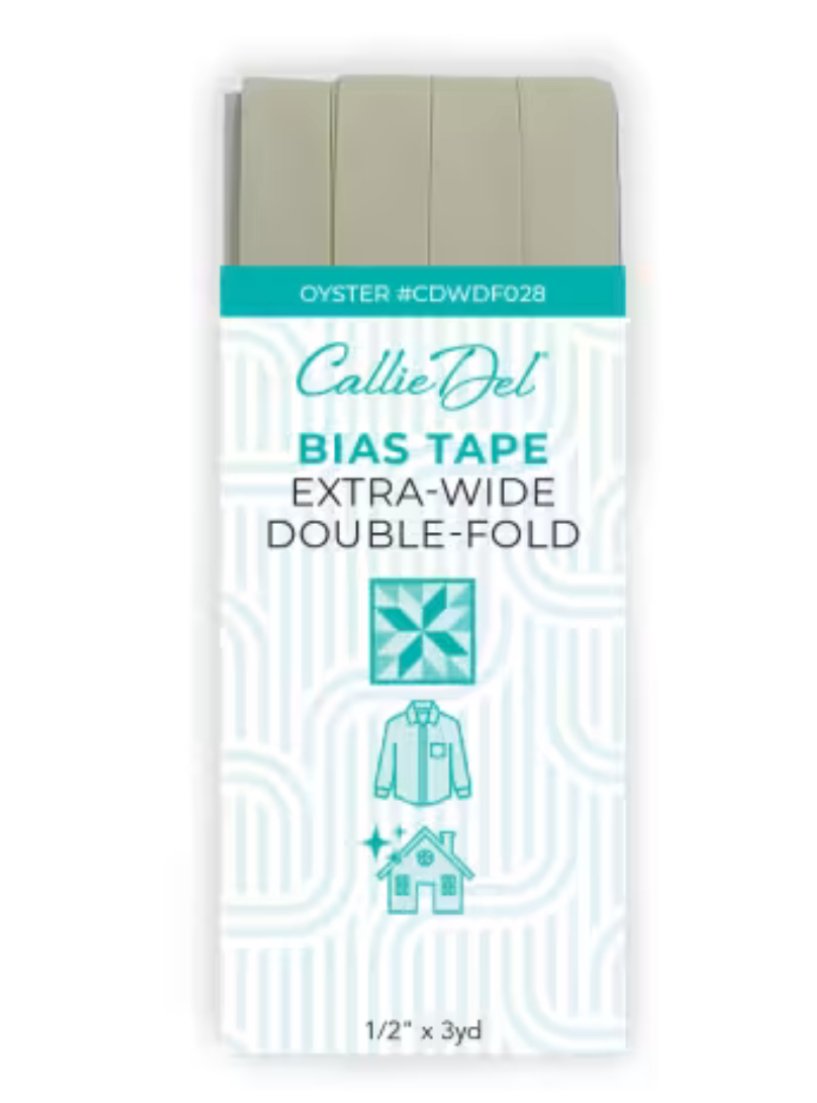 Callie Del Extra Wide Double Face Bias Tape - 1/2" X 3 yards