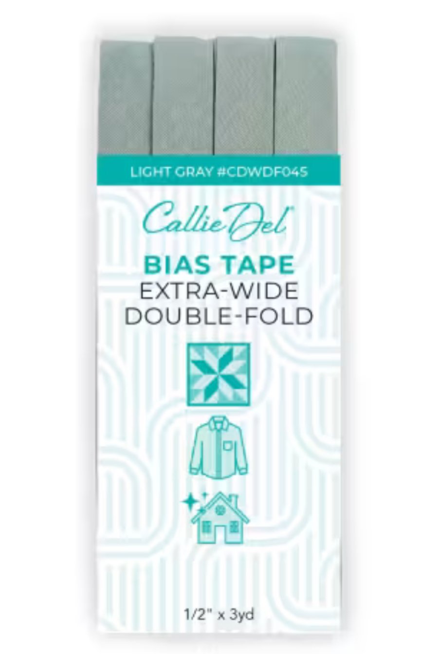 Callie Del Extra Wide Double Face Bias Tape - 1/2" X 3 yards