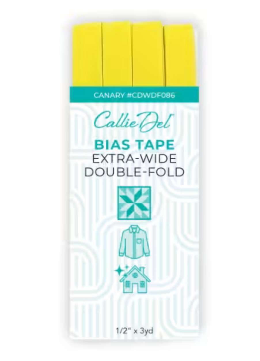 Callie Del Extra Wide Double Face Bias Tape - 1/2" X 3 yards