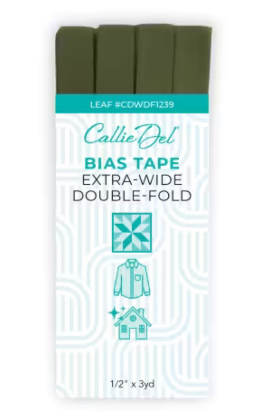 Callie Del Extra Wide Double Face Bias Tape - 1/2" X 3 yards