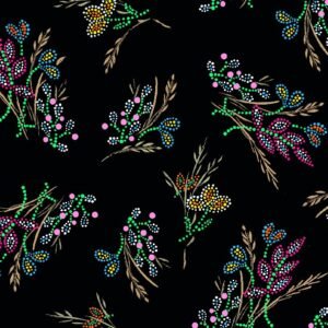 Free Spirit - Floral All Over - Black