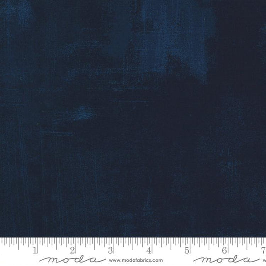 Grunge 108" Quilt Back - True Blue