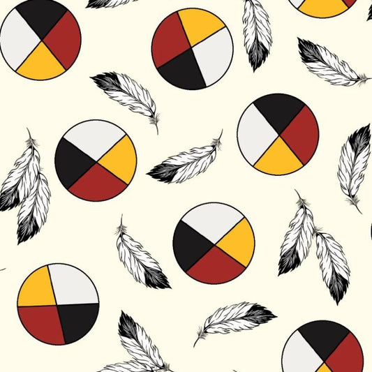 7 Grandfathers - Medicine Wheels - Cream