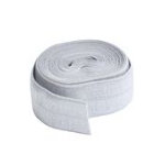 Fold-over Elastic by Annie - 7/8" x 2 yard - Pewter