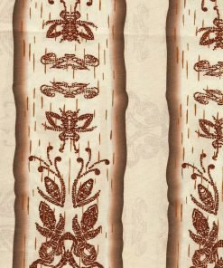 Bee Resilient - Main Print with Stripes - Natural