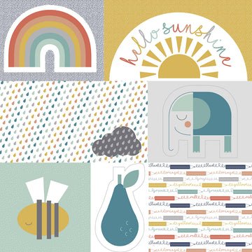 Playtime - Postcards Cushion Panel