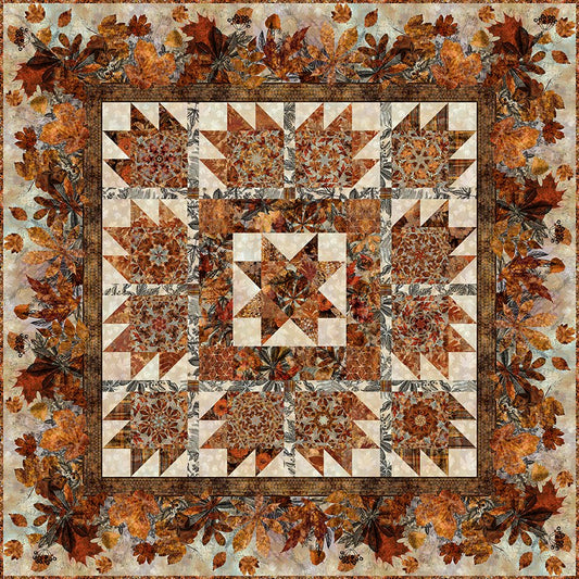 Autumn Elegance Star Quilt Kit