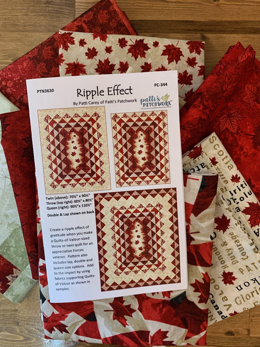 Ripple Effect Canada Quilt Kit