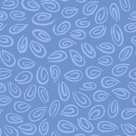 Swirls - Denim