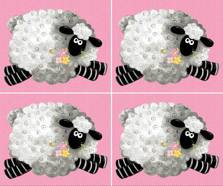 Lal the Lamb - Fat Quarter Sheep Panel