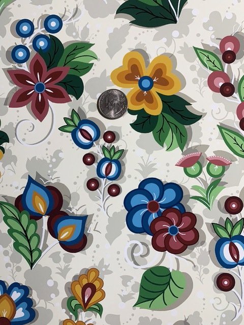 Native Floral 3 - Cream