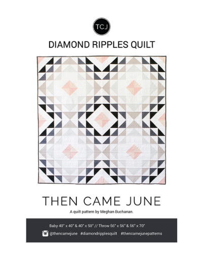 Diamond Ripples Quilt Pattern
