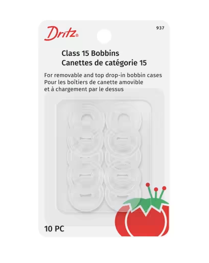 Dritz Class 15 Plastic Bobbins