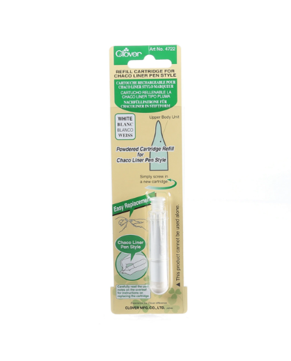 Clover Chaco Liner Pen Style Refill - White