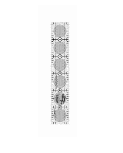 Creative Grids Quilt Ruler 1" X 6"
