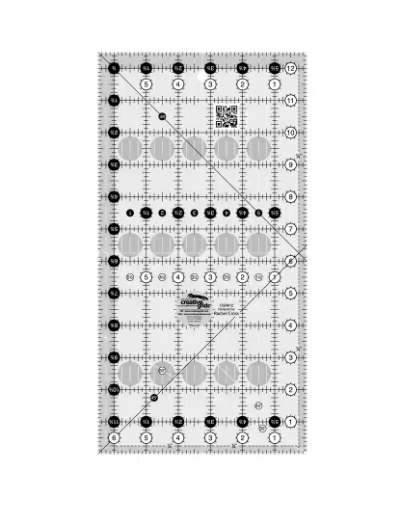 Creative Grids Quilt Ruler 6-1/2" x 12-1/2"