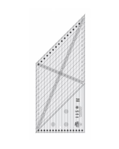 Creative Grids 8" 45 Degree Diamond Dimensions Ruler