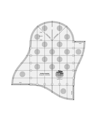 Creative Grids Scallop Template
