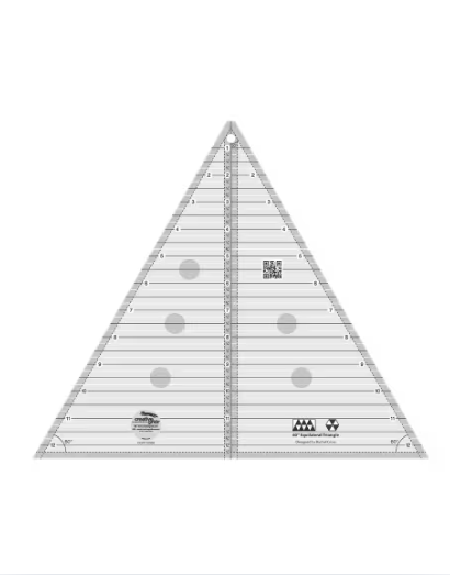 Creative Grids 60 Degree Triangle 12 1/2" Quilt Ruler