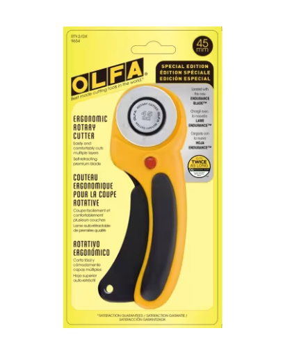 Olfa 45 mm Deluxe Ergonomic Rotary Cutter