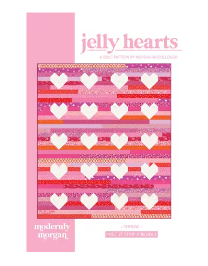 Jelly Hearts Quilt Pattern by Modernly Morgan