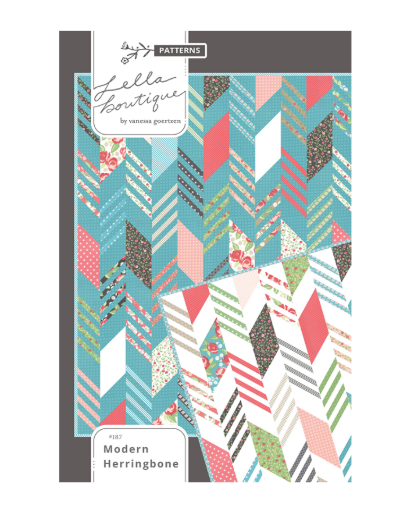 Modern Herringbone Quilt Pattern