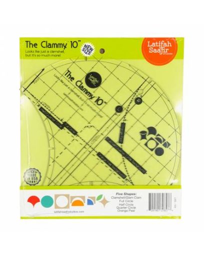 The Clammy 10" Ruler Template