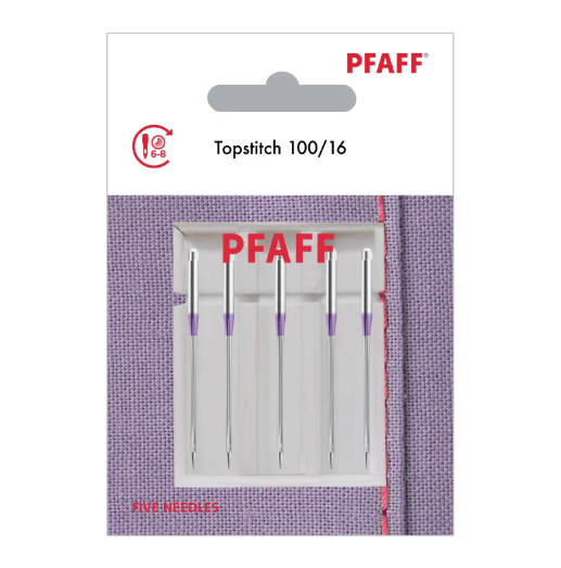 Pfaff Topstitch Needles - 100/16 - 5 pack