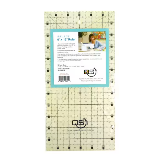 Quilter's Select Non-Slip Ruler 6" x 12"