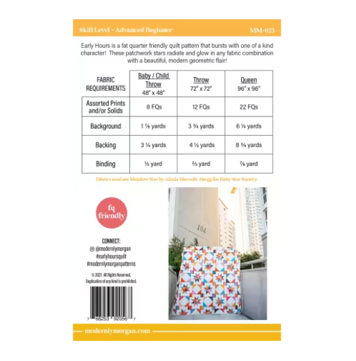 Early Hours Quilt Pattern