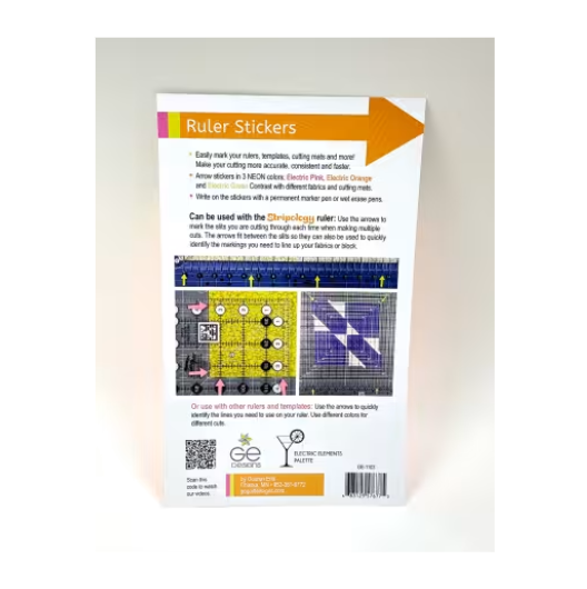 GEasy Ruler Stickers - Electric Elements Palette