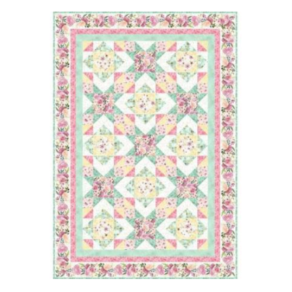 Peony Blossoms Quilt Kit